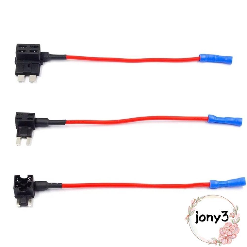 JONY Fuse Tap Adapter, Mini 12V/24V Car Fuse Holder Tap, Standard Automotive Fuse Extender