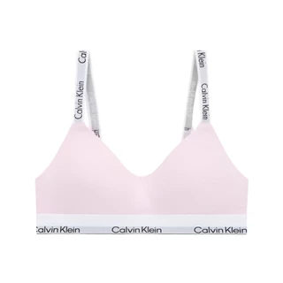 CALVIN KLEIN เสื้อชั้นในผู้หญิงตะขอหลัง Icon Cotton Lightly Lined Bralette รุ่น QF8504AD 8Z6-สีชมพู