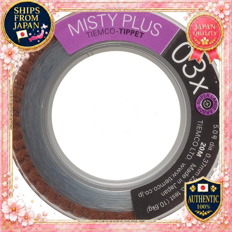TIEMCO Misty Plus Tippet 50m/30m Various Sizes
