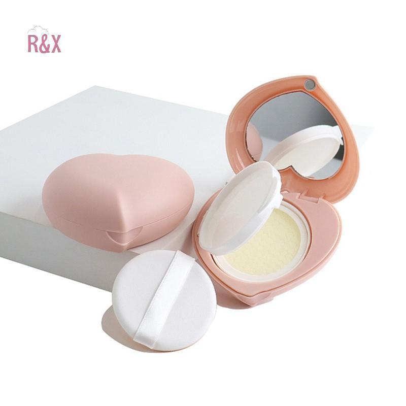 R&X 15g/0.5oz Empty Air Cushion Puff Box เครื่องสําอางแบบพกพาแต่งหน้าคอนเทนเนอร์แป้งฟองน้ํากระจกสําห