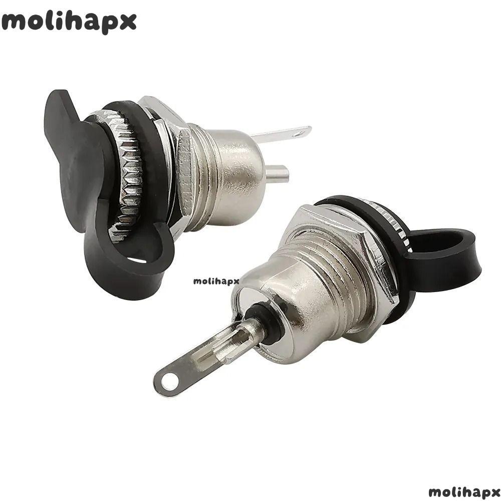 MOLIH DC Jack Adapter, โลหะคุณภาพสูง DC Power หญิงซ็อกเก็ตแจ็ค, 5.5 x 2.1 มม.DC-099 ทนทาน DC-099 ปลั