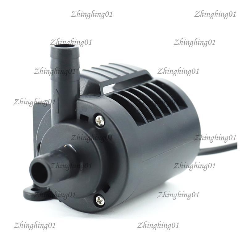 Zhinghing01g5V Submersible Water Pump 0-600L/H Small Fountain Pump 8 ระดับปรับ 0-7.2ft Lift ชาร์จ US