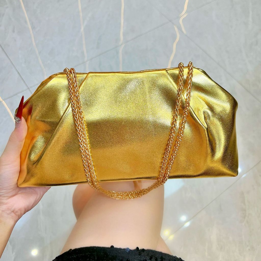 New Amazon Bag Simple Cloud Bag Niche Clutch Bag Shoulder Chain Messenger Bag Clutch Bag Underarm Ba