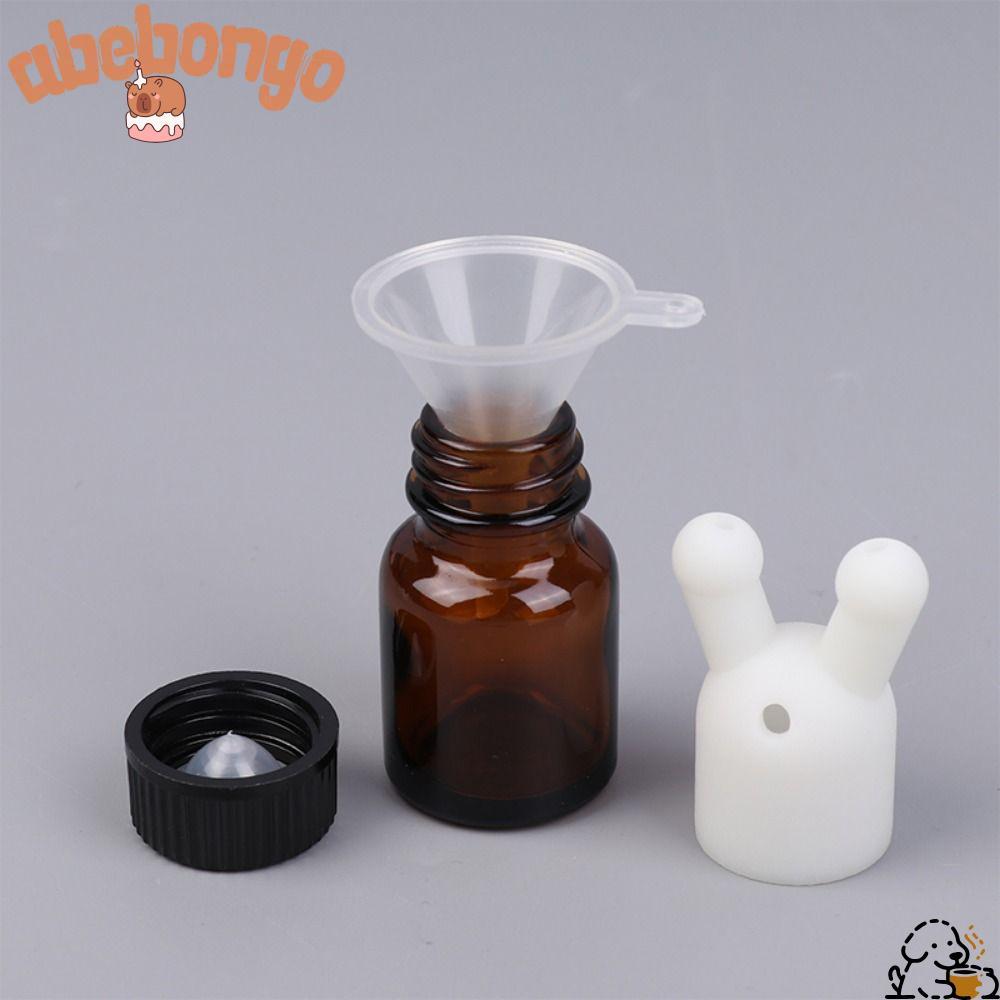 ABEBONGONY น้ําหอม Inhaler, Double Hole Mini Essential Oil Inhaler Cap, ป้องกันการรั่วซึมพลาสติกน้ํา