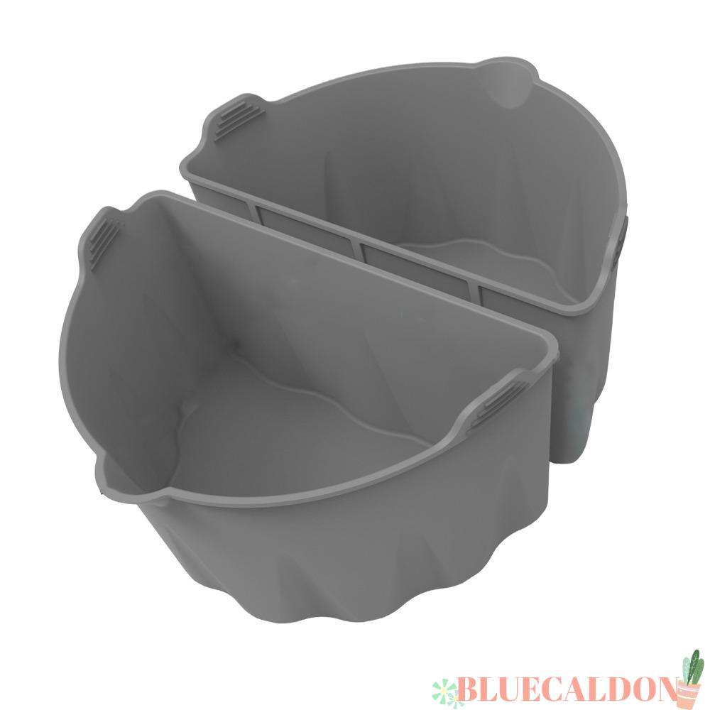 BLUECALDON Divider Insert,Reusable Odorless Slow Cooker Liner, Slow Cooker Divider Time with Handle 
