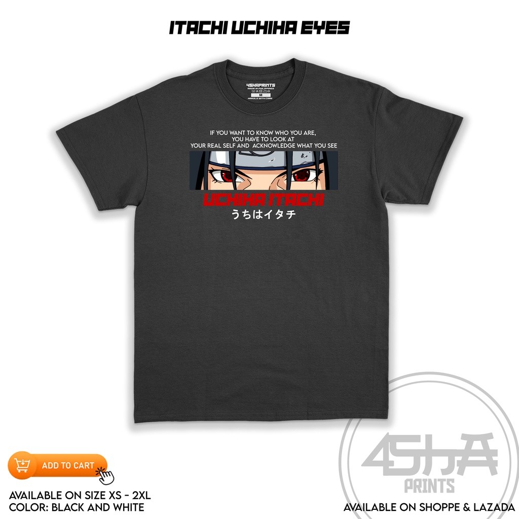 ITACHI UCHIHA EYES - เสื้ออนิเมะ Naruto Shippuden