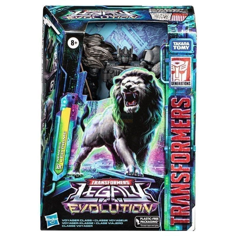 [คําแนะนําขายดี] Hasbro Transformers Heritage Heritage Heritage Navigator สิงโตดําระดับ Optimus Prim