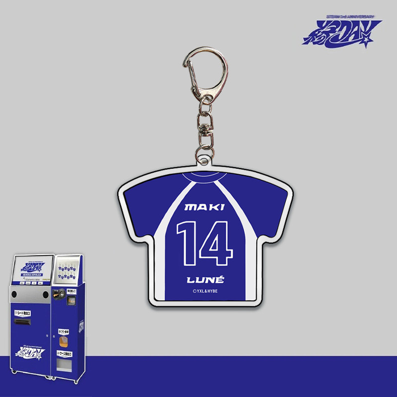 & TEAM Flash Jersey พวงกุญแจอะคริลิคจี้กระเป๋าอุปกรณ์เสริม Wang Yixiang Coast สินค้า
