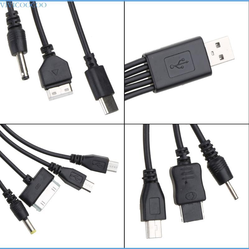 VIVI Universal USB To Multi Plug Cellpahone สายชาร์จ 10 in 1 สาย USB 20CM