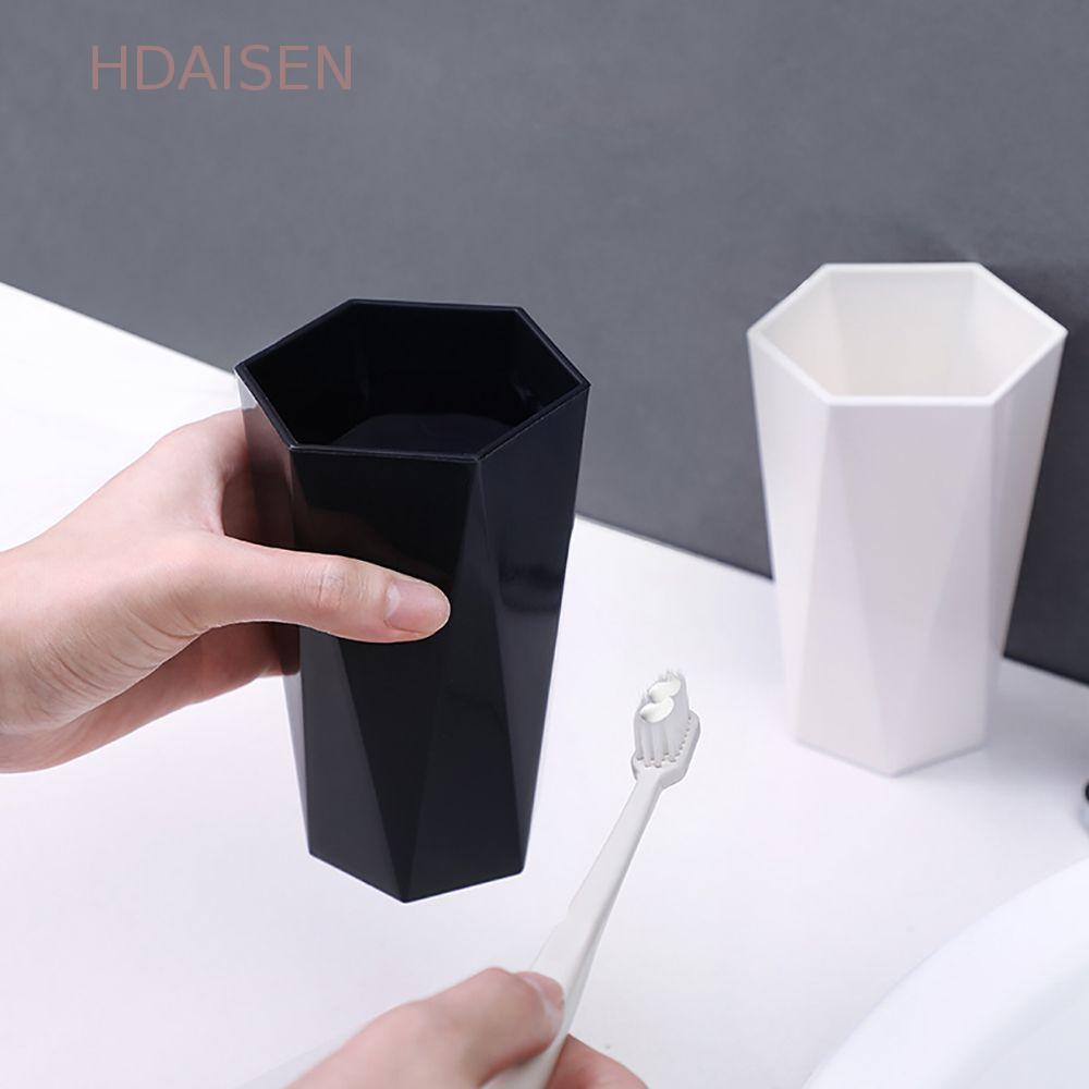 HDAISEN ถ้วยซักผ้าถ้วยครัวดื่ม C0ffee แก้วนํากลับมาใช้ใหม่แบบพกพาสําหรับน้ําผลไม้พลาสติกผู้ถือแปรงสี
