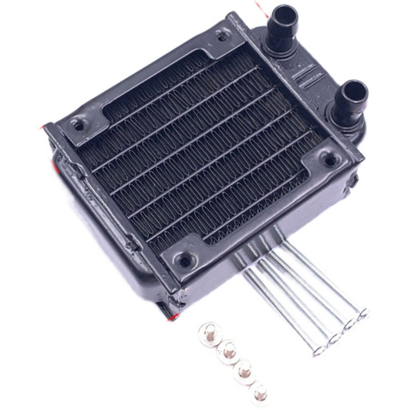 คอมพิวเตอร์รถจักรยานยนต์ไฟฟ้าความงามหม้อน้ํา Water Cooling Discharge 60 มม.ตรงปากเจดีย์ Water Discha