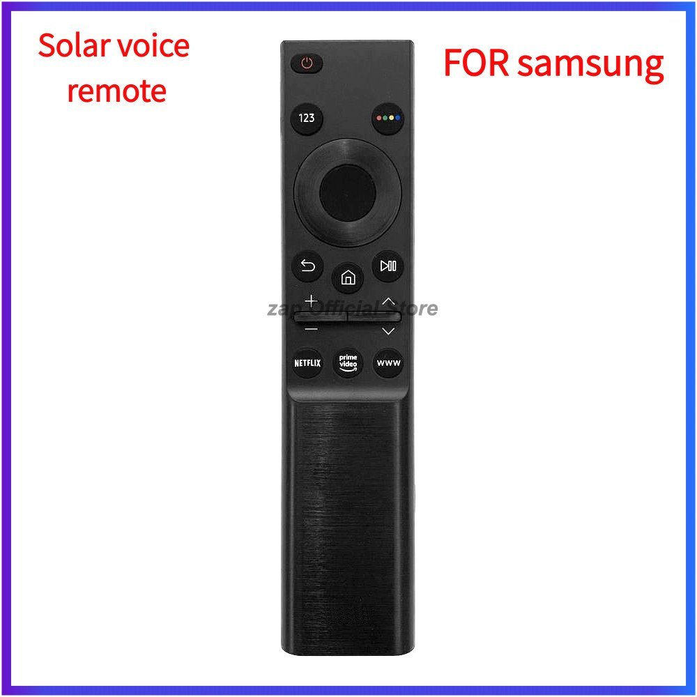 SAMSUNG ใหม่ BN59-01385Dฟังก์ชั่นพลังงานแสงอาทิตย์สําหรับSAMSUNG 2021 สมาร์ททีวีรีโมทคอนโทรลNetflix 
