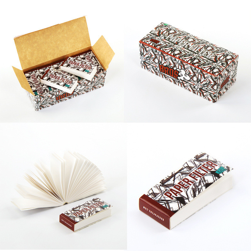 Box Boxed Paper Hand Roll Filter Flat Sheet tips Kraft Paper Filter 26.11
