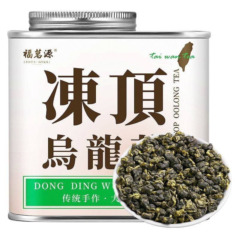 Fu Mingyuan Taiwan Dongding Oolong Tea 180g Alpine Taiwan Oolong Tea Cooked Fragrance Type Cold Brew