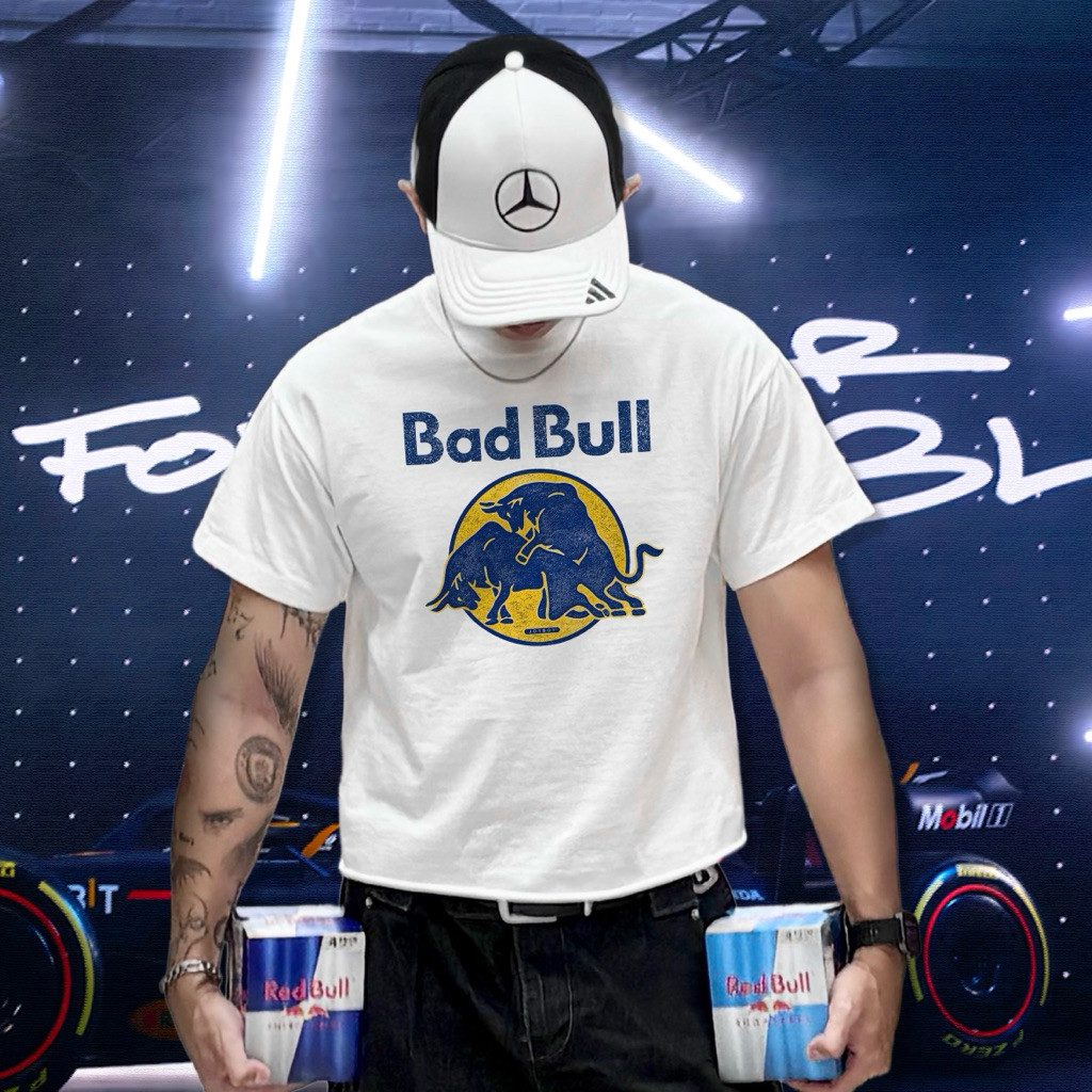 เสื้อ Bad Bull Parody Red Bull 🏎️ | Joyboy Bootleg สกรีน DTG