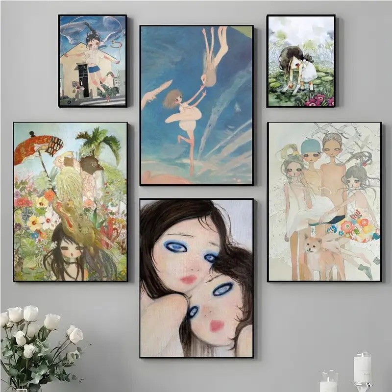 Aya Takano โปสเตอร์ HD ทนทาน PVC Wall Art - สําหรับ Home Hotel Bar สํานักงานห้องนอน Wall ตกแต่งบ้านไ
