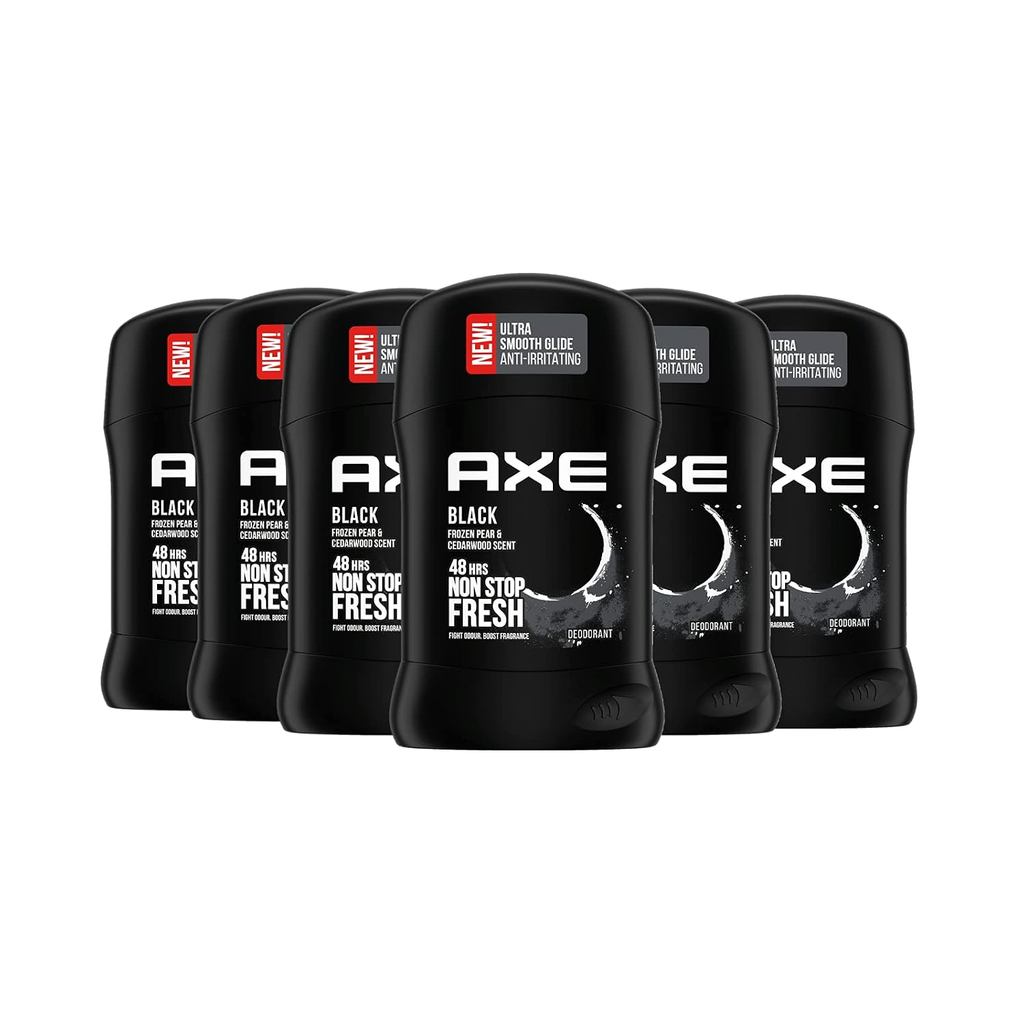 Axe Deo Stick Black Deodorant ไร้สารส้มพร้อมกลิ่นหอมยาวนาน 50 มล. แพ็ค 1