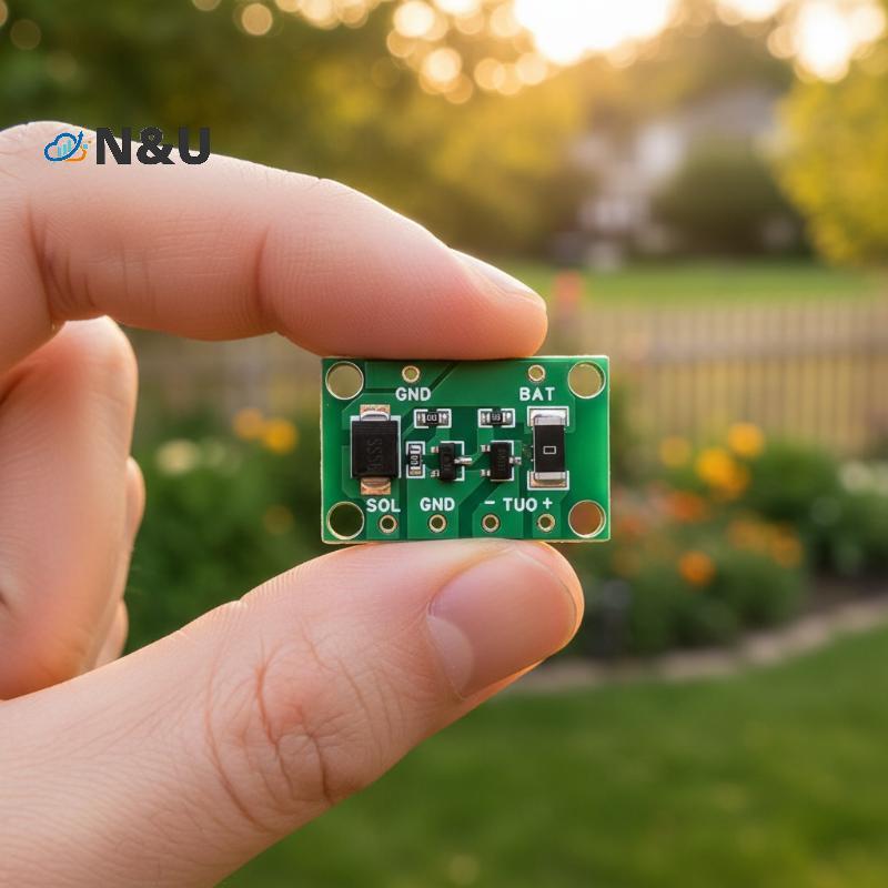 N & U 3.2V 3.7V 6V 12V 1A พลังงานแสงอาทิตย์ PCB Controller Board สําหรับภูมิทัศน์กลางแจ้งสนามหญ้าสวน