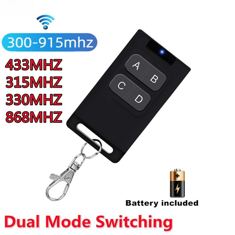 รีโมตคอนโทรลไร้สาย 4 คีย์ 315MHZ 433MHZ 330MHZ