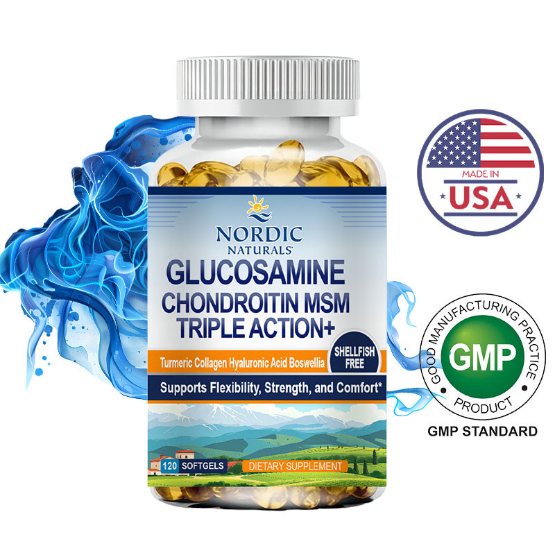 Nordic Naturals Glucosamine Chondroitin MSM Triple Action ช่วยดูแลการเคลื่อนไหว ความยืดหยุ่น และความคล่องตัว