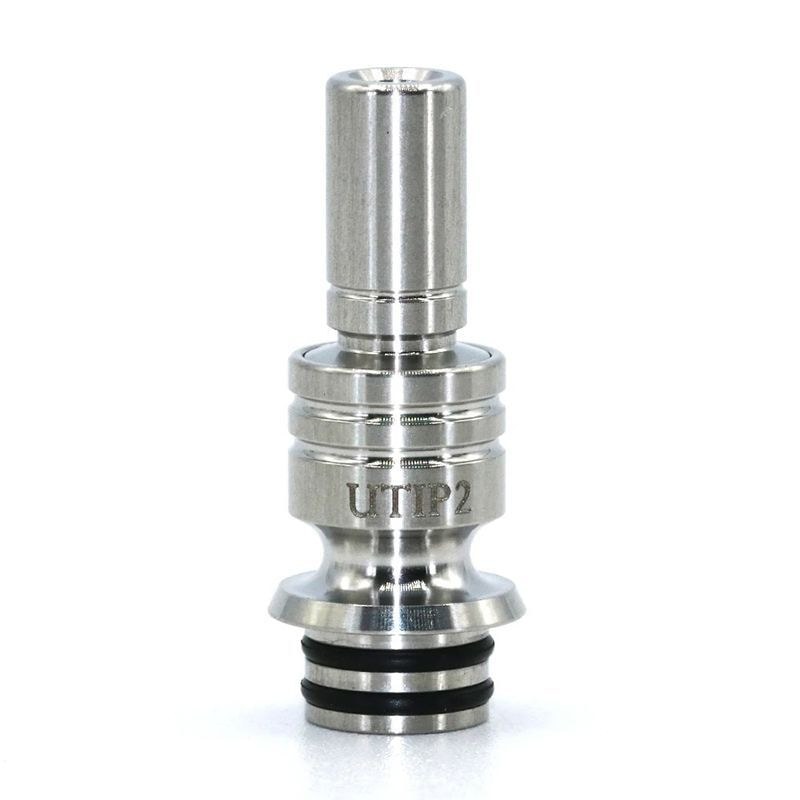 Ulton Utip2 510 Dripper MTL DTL 2 in 1 ที่วางบุหรี่สแตนเลส#Ulton Utip2 510 Dripper MTL DTL 2 in 1 ที
