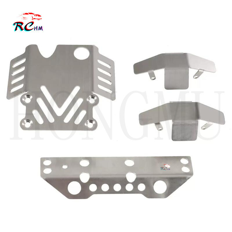 MJX 1/12 H12Y H12Y + รีโมทคอนโทรลรถอะไหล่อัพเกรดการติดตั้ง Non-Destructive 304 แชสซีเกราะ QW0W N7VM