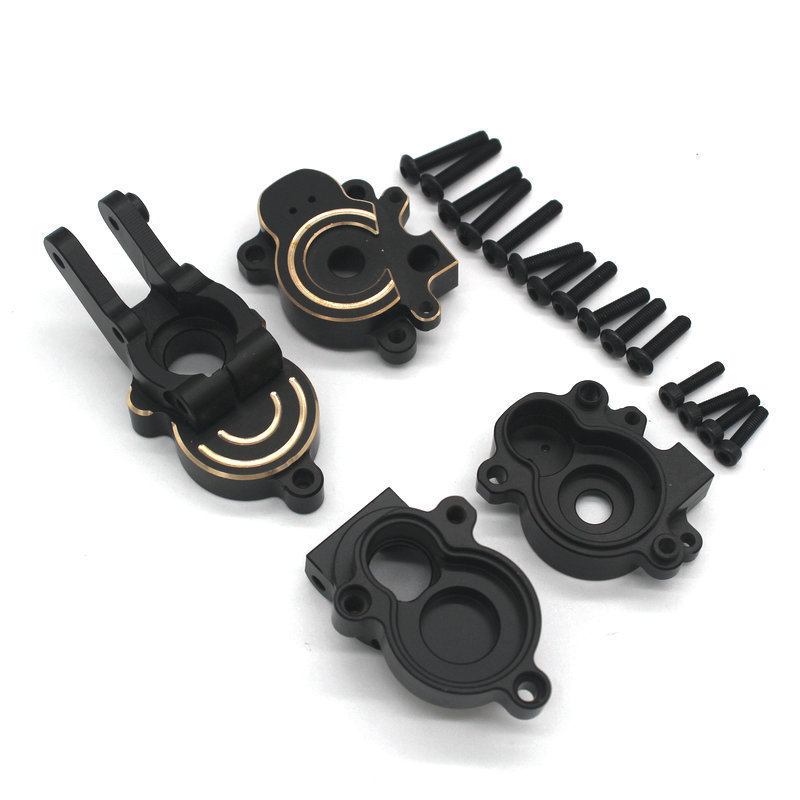 ง่ายต่อการควบคุม YK4106 4107 YK41011 41012 RC1/10 ทองเหลือง Counterweight ด้านหลังล้ออุปกรณ์เสริมที่