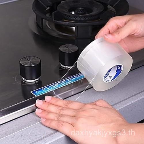 InvisibleSidedNanoCaulkStripClearTape(16.4ft1.17in0.0118in)|Clearnanotape,ultra-thin.Waterproheatpro