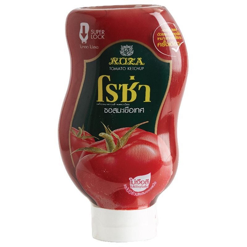 โรซ่าซอสมะเขือเทศ 500กรัม Roza Tomato Squeeze 500g. [หมายเลขบาร์โค้ด 8850511321802 ]