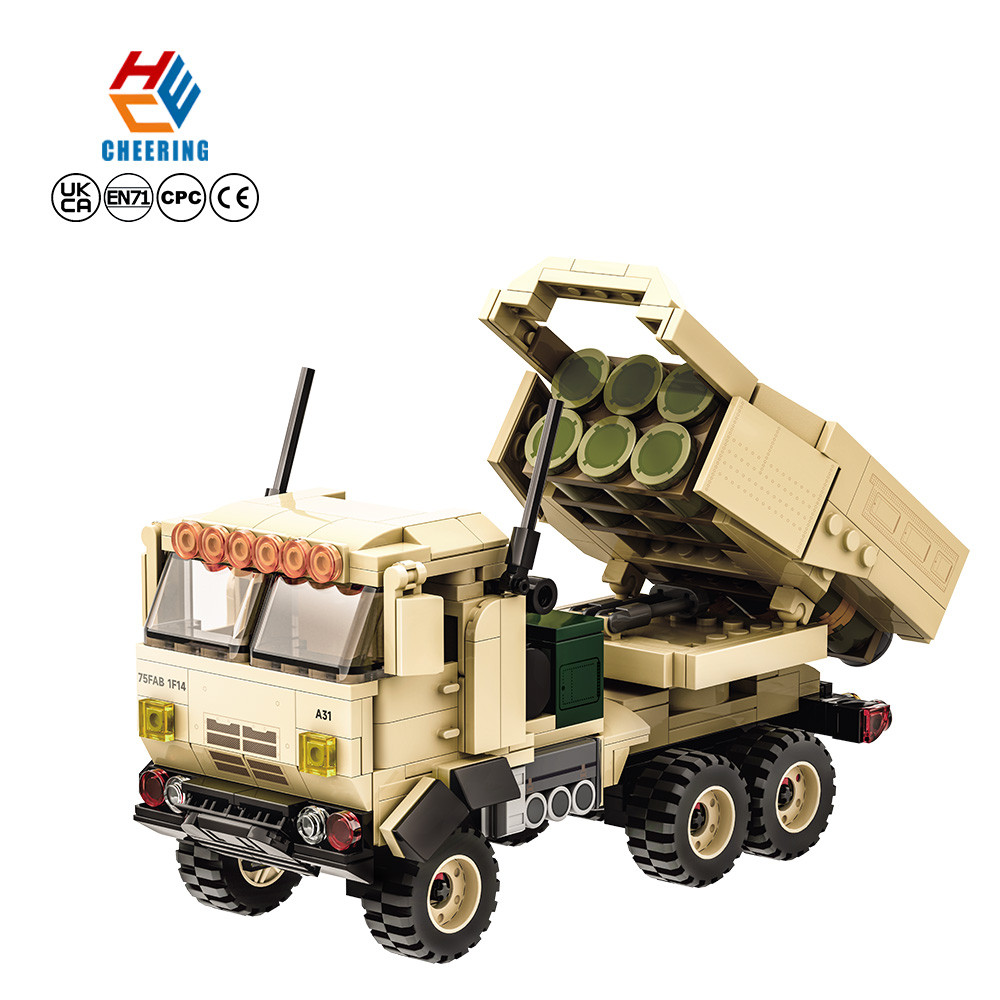 Wange 3511 M142 HIMARS Rocket Artillery MOC บล็อกอิฐรุ่นเด็กการศึกษา Building Block ชุดของเล่นบล็อกอ