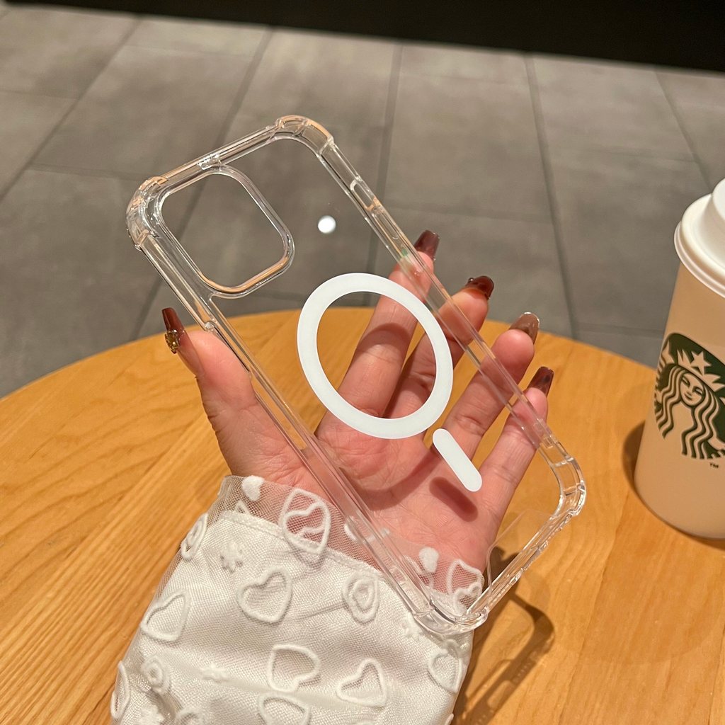 เคส 425 degree เคส 425 เคสป้องกันการชาร์จ แม็กเซฟ แอปเปิล ถุงลมนิรภัยสี่มุม