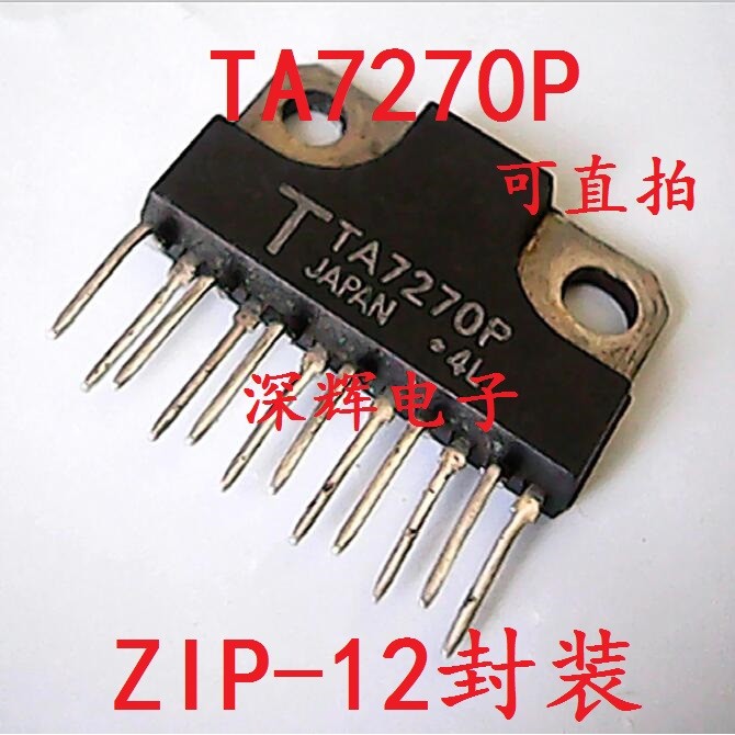 TA7270P TA7270QP เครื่องขยายเสียงแบบถอดประกอบ ZIP-12 Pins