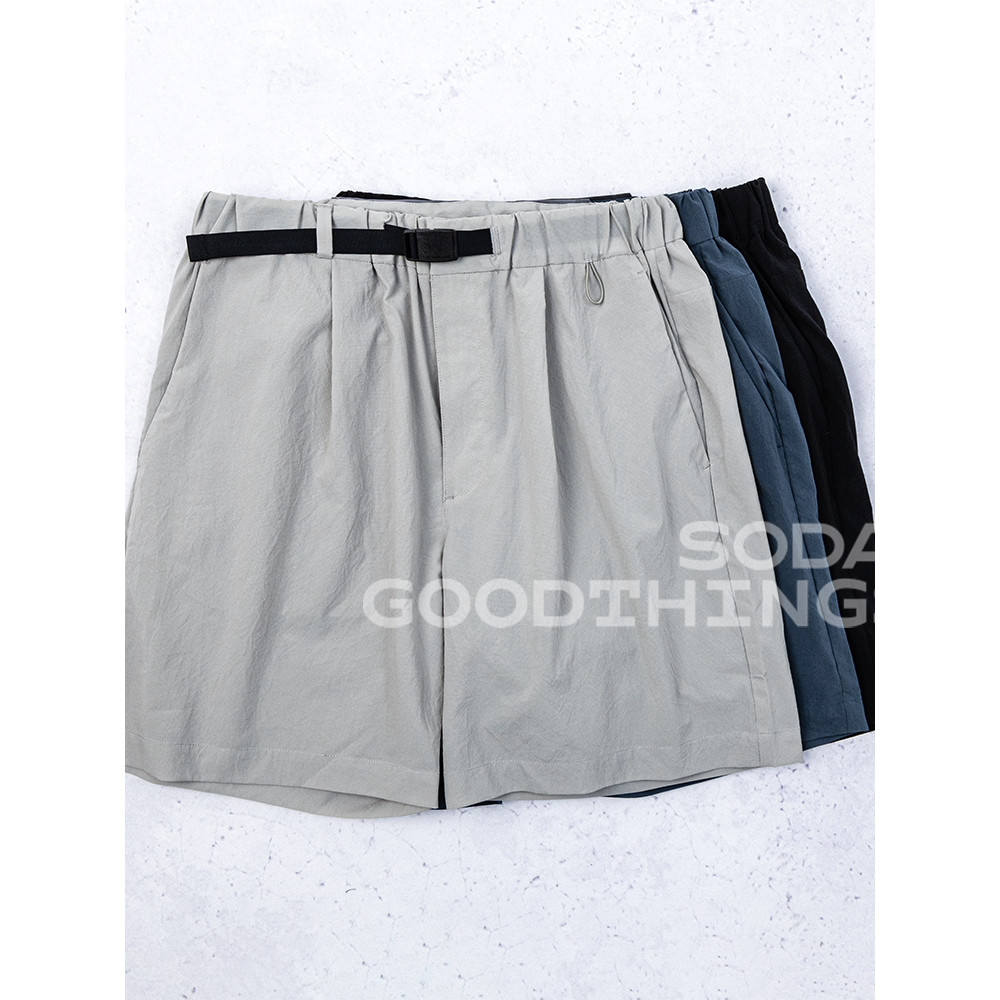 โซดา现货SNOW PEAK Active Shorts 宽松休闲速干运动短裤