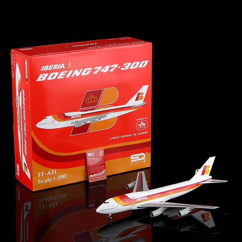 SQ Wings 1/200 สายการบินสเปน B747-300 Alloy Airliner รุ่น TF-ATI