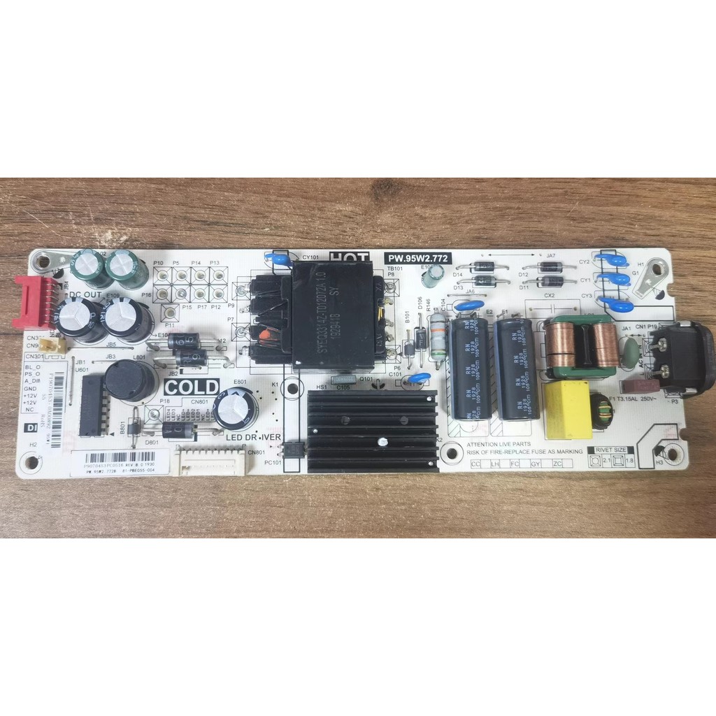 Original TCL 55L2 55V2 D55A730U 55L680 55F6 Power Board PW.95 W2.772