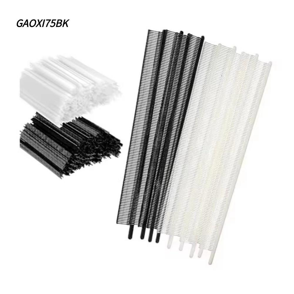 GAOXI75BK 2000 ชิ้น Mini Tag Kit, 4.5 มม.ไนลอน Fastener Kit, สีดํา Ultra-fine ยางเข็มราคาแท็กสิ่งที่