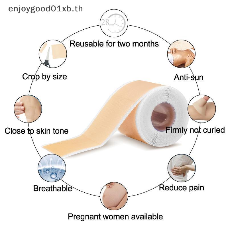 EDTH 1 ม้วนซิลิโคนเจลรอยแผลเป็นแผ่น Patch Treatment Removal เทปฝาครอบ Burn Trauma Repair Acne Ear Scar Section Beauty Skin.