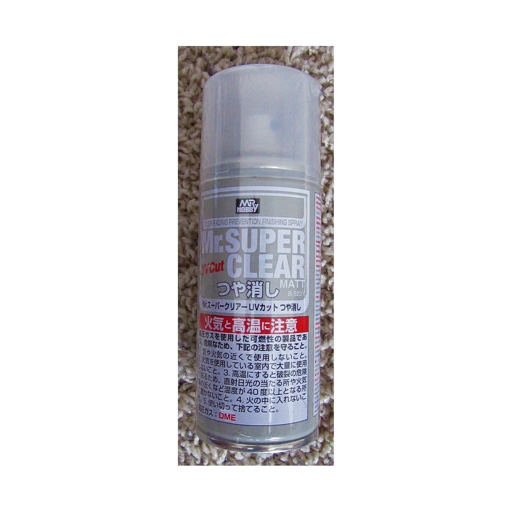 Ggunze Mr hhobby Super Clear Matte W/UV bblock SpRray 5.75 oz. (170มล.) B523Y