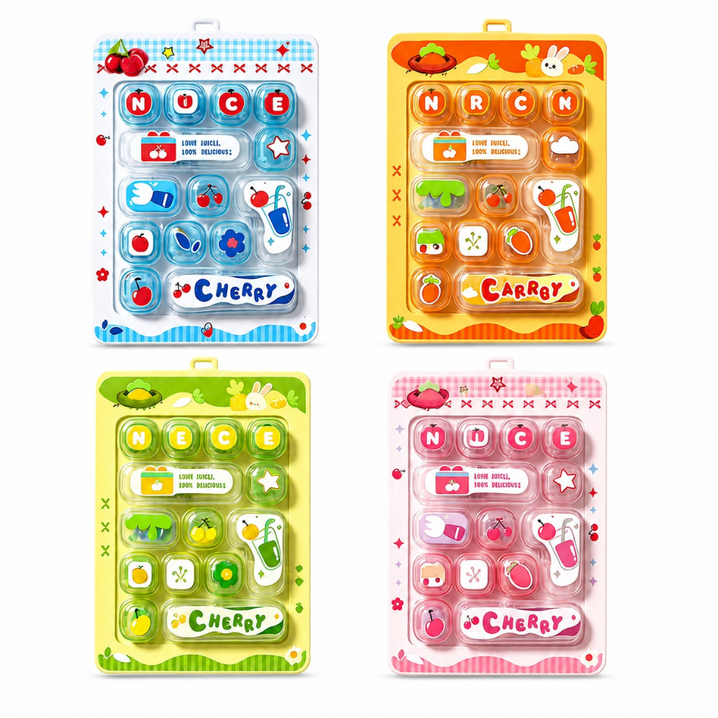 พวงกุญแจคีย์บอร์ด คีย์บอดจิ๋ว Mechanical Keyboard ของเล่นกดคลายเครียด Fidget Toy เสียงกดเพลิน ลายน่ารัก
