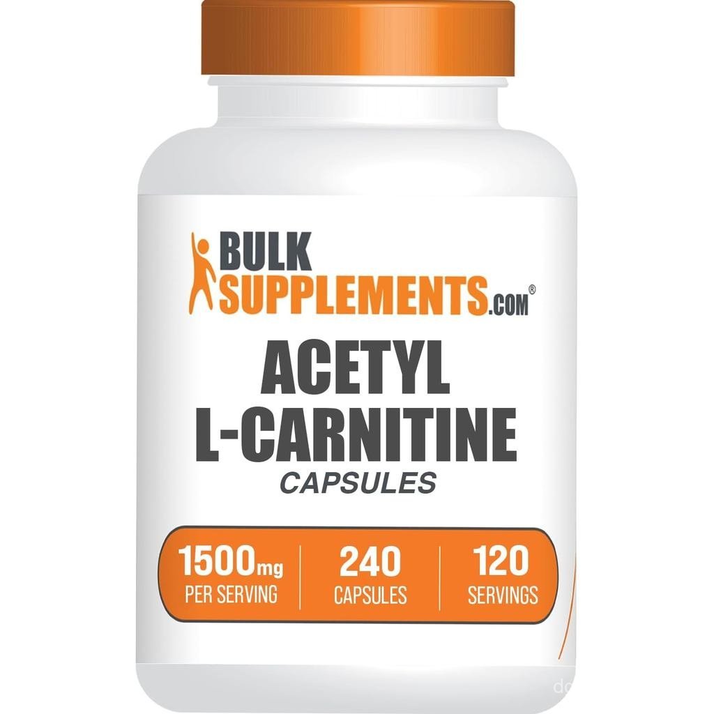 Bulkอาหารเสริม.com Acetyl L-Carnitine Capsules - ALCAR HCl, อาหารเสริมคาร์นิทีน - แคปซูล ALCAR, Acet