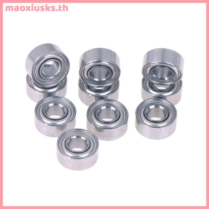 MAO 10pcs 683ZZ 3*7*3 มม.แบริ่งขนาดเล็ก Chrome เหล็ก 683 ZZ 2Z 683Z ภายใน Bore 3 มม.ขนาดเล็ก Deep Gr