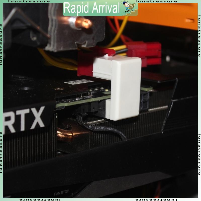 Lun GPU 8Pin หญิง 8PIN ชาย 180 องศามุมอะแดปเตอร์ U เปิดสําหรับเดสก์ท็อปกราฟิกการ์ด
