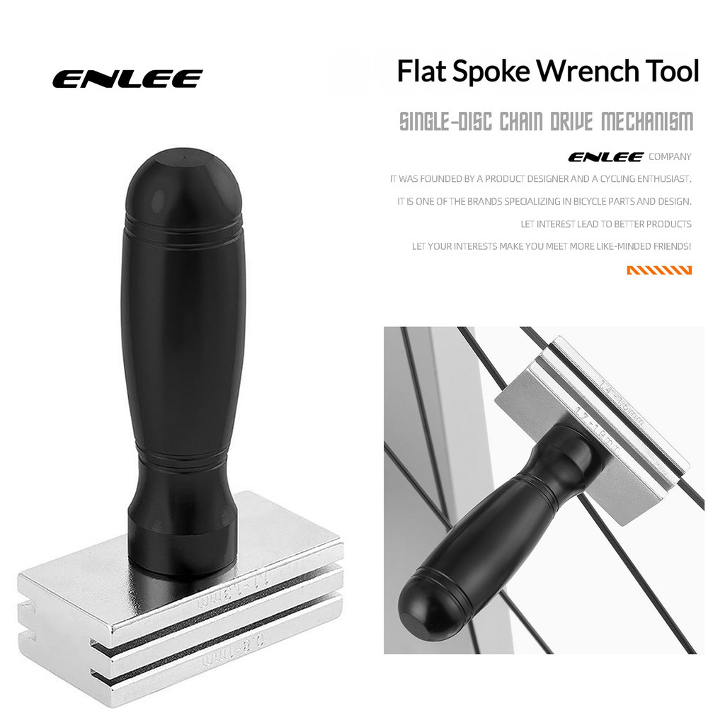 ENLEE Aero Bladed Spoke Holder ประแจจักรยานเสือหมอบ Straight-Pull Wheelset Truing Tool Hub Wheelset 