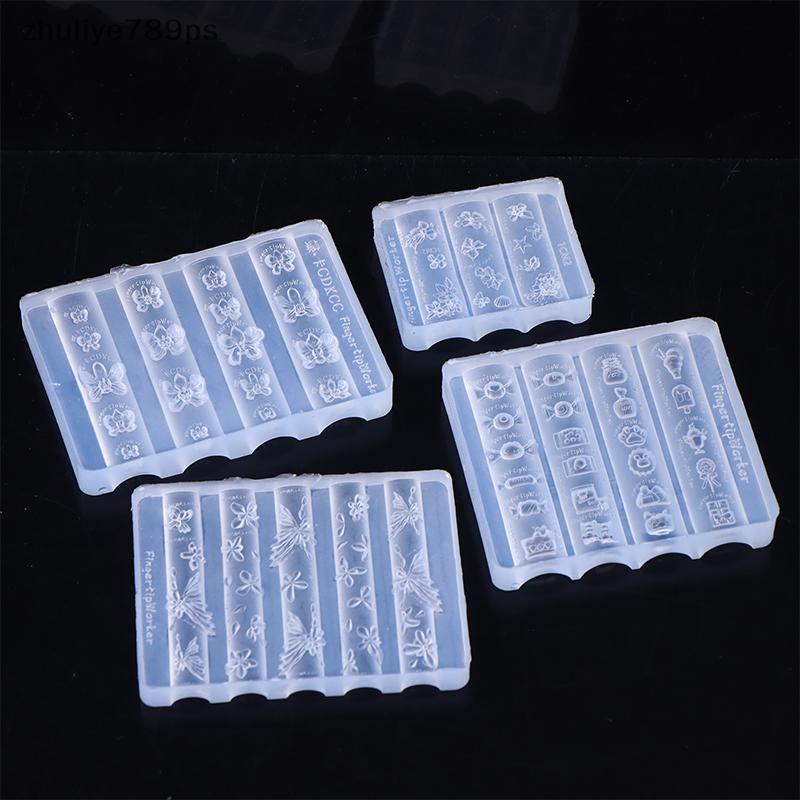 Zhuliye789ps] 1 ชิ้นขนมหวานไอศกรีมผีเสื้อดอกไม้ 3D แม่พิมพ์ซิลิโคน Wing Nail Art Deco ซิลิโคนตกแต่งห