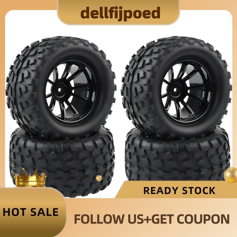 delfijpoedBuggy Tyre Tyre Wheel สําหรับรถบรรทุก RC 1/10 สําหรับ
