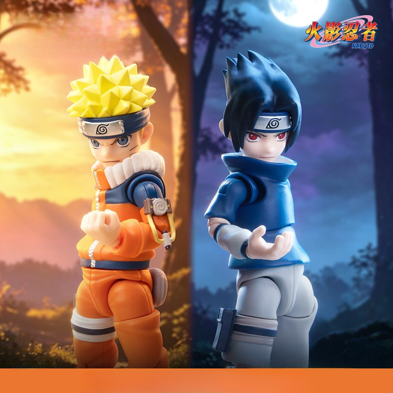 POPMART x NARUTO POP Action Classic Naruto Uzumaki Sasuke Uchiha Gaara W56C