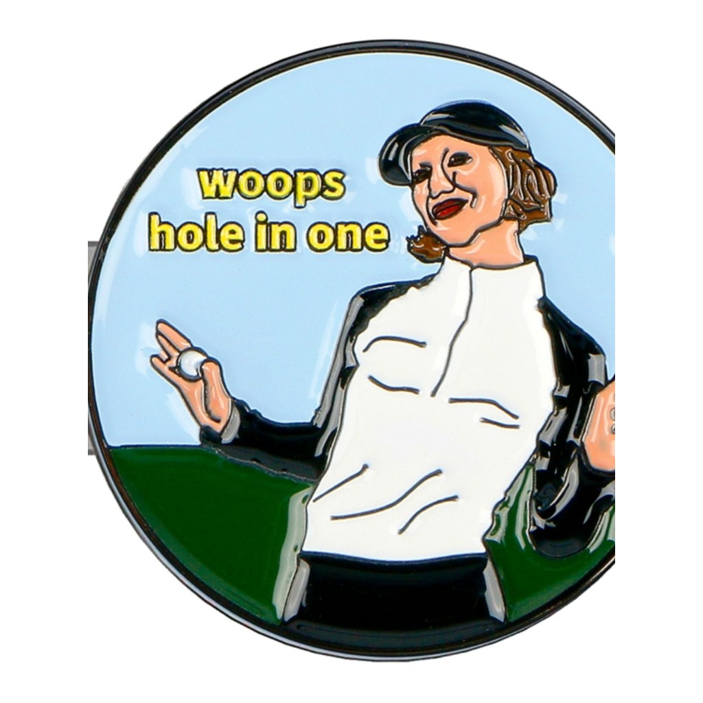 ส่งออกแฟชั่นขายดี Golf Hat Clip Golf Mark Mark 25mm Golf Mark Creative Pattern