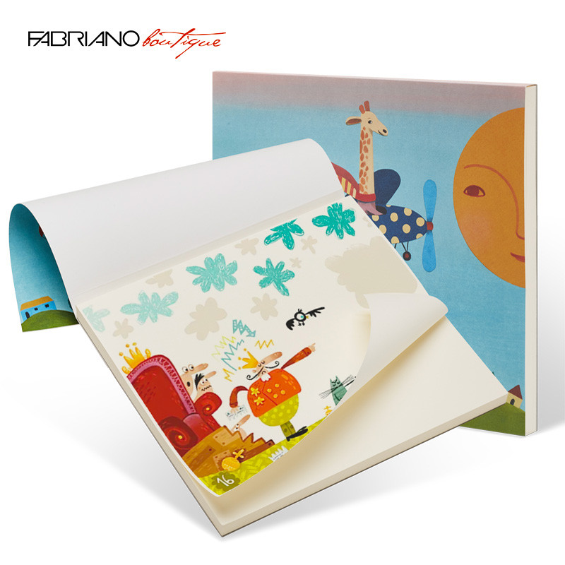 อิตาลี FABRIANO Magic Travel Series หนังสือภาพวาด FABRIANO กระดาษวาดภาพเด็กหนาหนังสือภาพวาด Graffiti