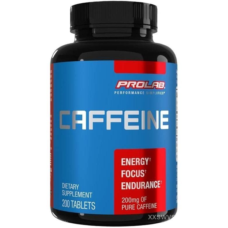 ProLab Caffeine 200mg, Energy, Focus & Endurance, Pre-Workout (200 Count)
