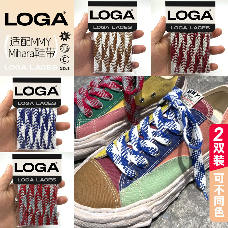 Shoelace Lace-Up รองเท้าอุปกรณ์เสริมเหมาะสําหรับ MMY Mihara Kangyu Shoelaces Mihara ss26 Shell Toe ร